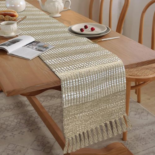 Table Runner - Neutral Weave